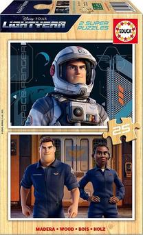 Medinė dėlionė Educa Lightyear 19313