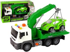 Transportētājs City Truck Multifunction, 1:16, zaļa krās.