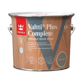 Medienos impregnantas Tikkurila Valtti Plus Complete, pilka sp., 2.5 l
