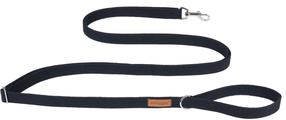 Šuns pavadėlis Amiplay Cotton Easy Fix, juoda sp., 1.6-3m x 2.5cm