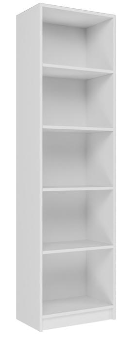 Spinta R50 Biel, balta, 30 cm x 50 cm x 181 cm