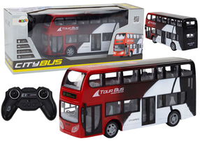  Rc-автобус Lean Toys City, черный цв./красный цв.