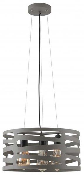Šviestuvas kabinamas GTV Marisa 2584 OS-MAR-E27-15-DEC, E27, 3 x 40 W, pilka sp. / pilka sp.