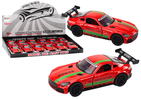  Žaislinis automobilis Lean Toys Model World, 1:32, raudona sp.