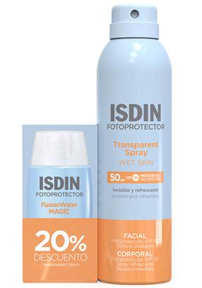 Спрей для ухода за загаром для тела/для лица Isdin Fotoprotector SPF50, 300 мл