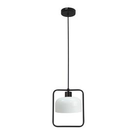 Šviestuvas kabinamas Candellux Lighting Zodiac, E27, 1 x 40 W, balta sp. / juoda sp.