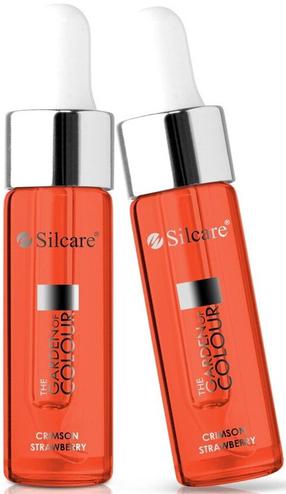 Масло для ногтей и кутикулы Silcare The Garden Of Colour, strawberry crimson, 15 мл