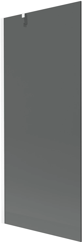 Vonios sienelė Mexen Next I, 80 cm x 150 cm, balta sp./grafito sp./grūdintas