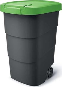 Lauko šiukšliadėžė Prosperplast, 110 l, antracito sp.