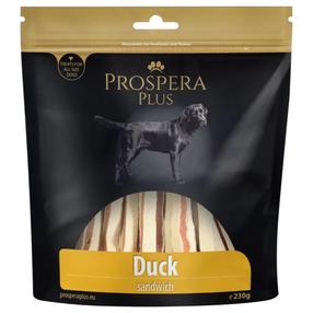 Skanėstas šunims Prospera Plus Sandwich, antiena, 0.23 kg