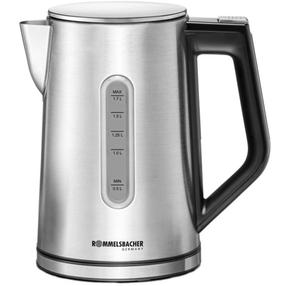 Электрический чайник Rommelsbacher WK 3000, 1.7 л, нержавеющей стали цв.