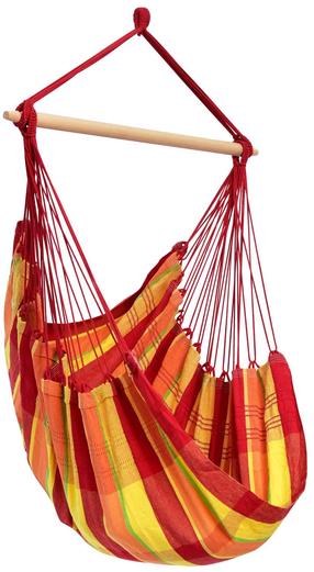 Sėdimas hamakas Amazonas Brasil, raudona/geltona/žalia