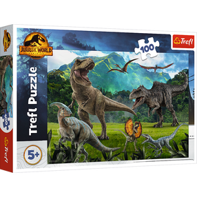 Dėlionė Trefl Jurassic Park 16441T, 27.5 cm x 41 cm, 100 vnt., įvairių spalvų