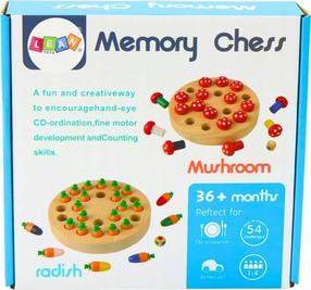 Stalo žaidimas Lean Toys Memory Chess