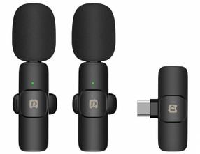 Беспроводной микрофон Puluz PU3151B, черный цв.