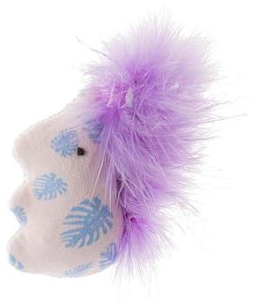 Minkštas žaislas katėms Gimborn Squirell, balta sp./violetinė sp.
