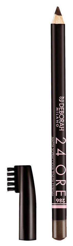 Antakių pieštukas Deborah Milano 24Ore, 1.2 g 286 dark brown