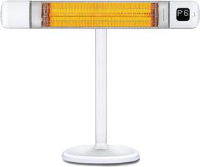 Infraraudonųjų spindulių šildytuvas Luxeva Mila-WiFi, 2 kW, Balta sp./Sidabro sp.