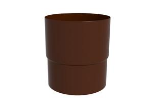 Lietus ūdens notekcaurules savienotājs Scala, Ø 8 cm, polivinilhlorīds (pvc), brūna krās.
