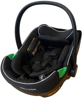 Nešiojama autokėdutė su lopšiu WD033, juoda sp., 40 - 87 cm
