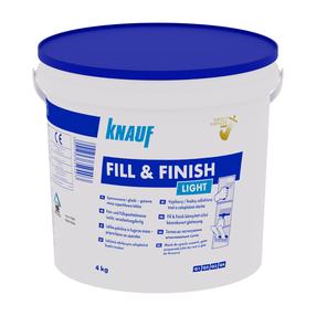 Špaktele Knauf Fill & Finish, gatavs lietošanai, balta krās., 4 kg