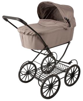 Lėlių vežimėlis BabyTrold Classic Trille, ruda sp.