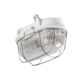 Lubinis lauko šviestuvas Kanlux Hermi, 100W, E27, IP54, balta sp., 11 cm x 12.4 cm