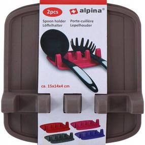Šaukšto laikiklis Alpina, 15 cm, juoda sp., 2 vnt.