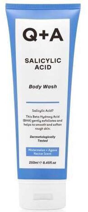 Kūno prausimosi želė Q+A Salicylic Acid, 250 ml