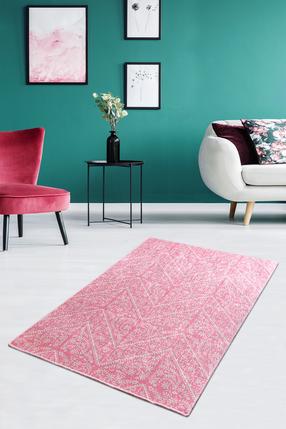 Paklāja celiņš Conceptum Hypnose Maggie 882CHL1534, balta krās./rozā krās., 150 cm x 80 cm
