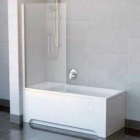 Dušas siena Ravak CVS1-80 L, 80 cm x 140 cm, caurspīdīga krās./rūdītais