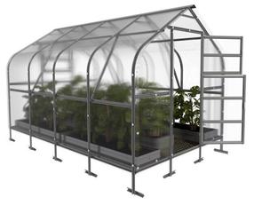 Теплица Klasika Drop, поликарбонат, 4 x 2.5 м, 6 мм, прозрачный цв.