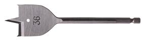 Plunksninis medienos grąžtas Makita E-17348, medienai, plunksninis, hex, 36 mm x 15 cm