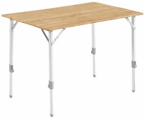 Kempinga galds Outwell Custer M, brūna krās./sudraba krās., 100 cm x 65 cm x 49.5 - 70 cm