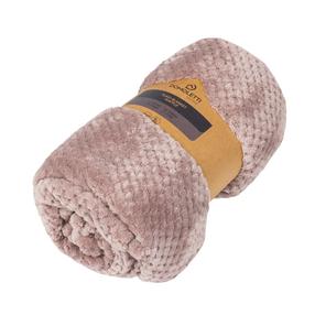 Pledas Domoletti WAFFLE, tamsiai rožinė, 150 cm x 200 cm