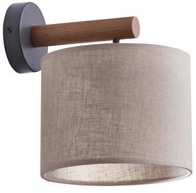 Lampa sienas TK Lighting Deva Nature 1 6106, E27, 1 x 15 W, bēša krās. / brūna krās.