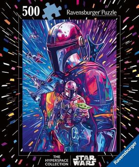 Пазл Ravensburger Star Wars The Mandalorian, 70 см x 50 см, 500 шт., многоцветный