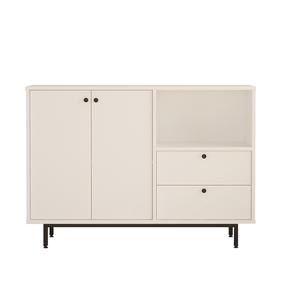 Spintelė Kalune Design RE2-W, balta sp., 88 cm x 35.5 cm x 85 cm