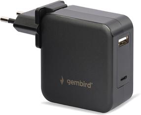 Įkroviklis Gembird NPA-PD60-01, 90 W, 100 - 240 V, 1.5 m