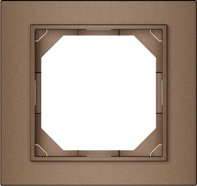 Vienvietis rėmelis Vilma QR1000 FIT LINE R01, mocha sp. 1 vt.
