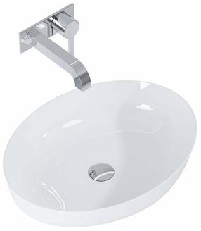 Умывальник для ванной комнаты Elita Rika 145056, керамика, 52 см x 39.5 см x 13 см, белый цв.