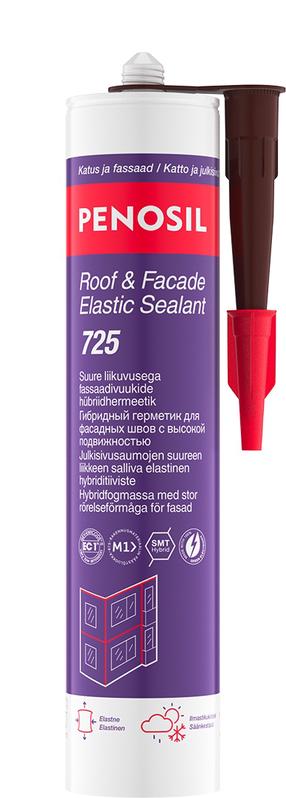 Герметик Penosil Roof & Facade 725, 0.290 л, коричневый цв.