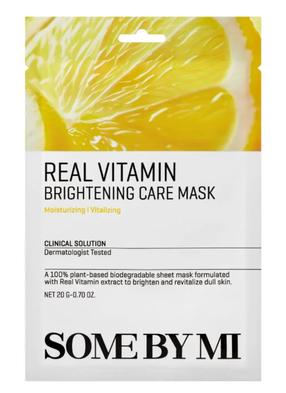 Veido kaukė Some By Mi Real Vitamin Brightening Care, 20 ml