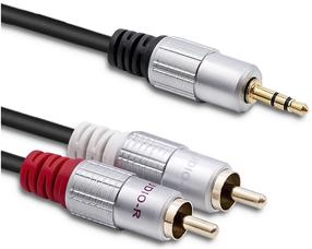 Кабель Qoltec AKQOLIA00052340 RCA male, 3.5 mm, черный цв.