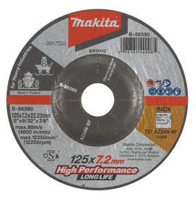 Slīpēšanas disks Makita B-56390, 125 mm x 22.23 mm