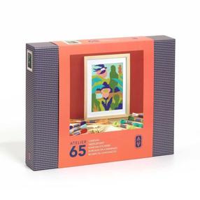 Tikkimise komplekt Djeco Atelier 65, mitmevärviline