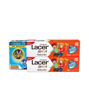Hambapastade komplekt Lacer Junior Strawberry Toothpaste, maasika maitse, 150 ml