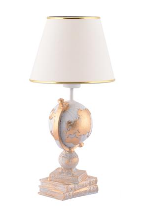 Stalinis šviestuvas Opviq World, E27, 60W, aukso sp./balta sp./bronzos sp.
