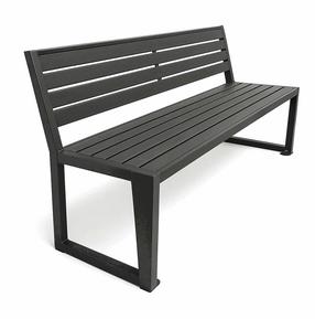 Āra sols Nordic S, grafīta krās., 148 cm x 46 cm x 87 cm