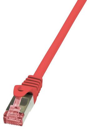 Vads Logilink CAT 6 S/FTP RJ-45 8P8C, RJ-45 8P8C, 10 m, sarkana krās.